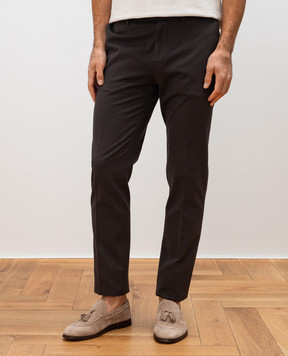 Brunello Cucinelli Серые брюки M252DI1770
