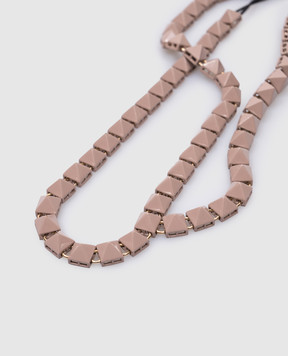 Valentino Бежевий обруч для волосся Rockstud Spike FWJ00438