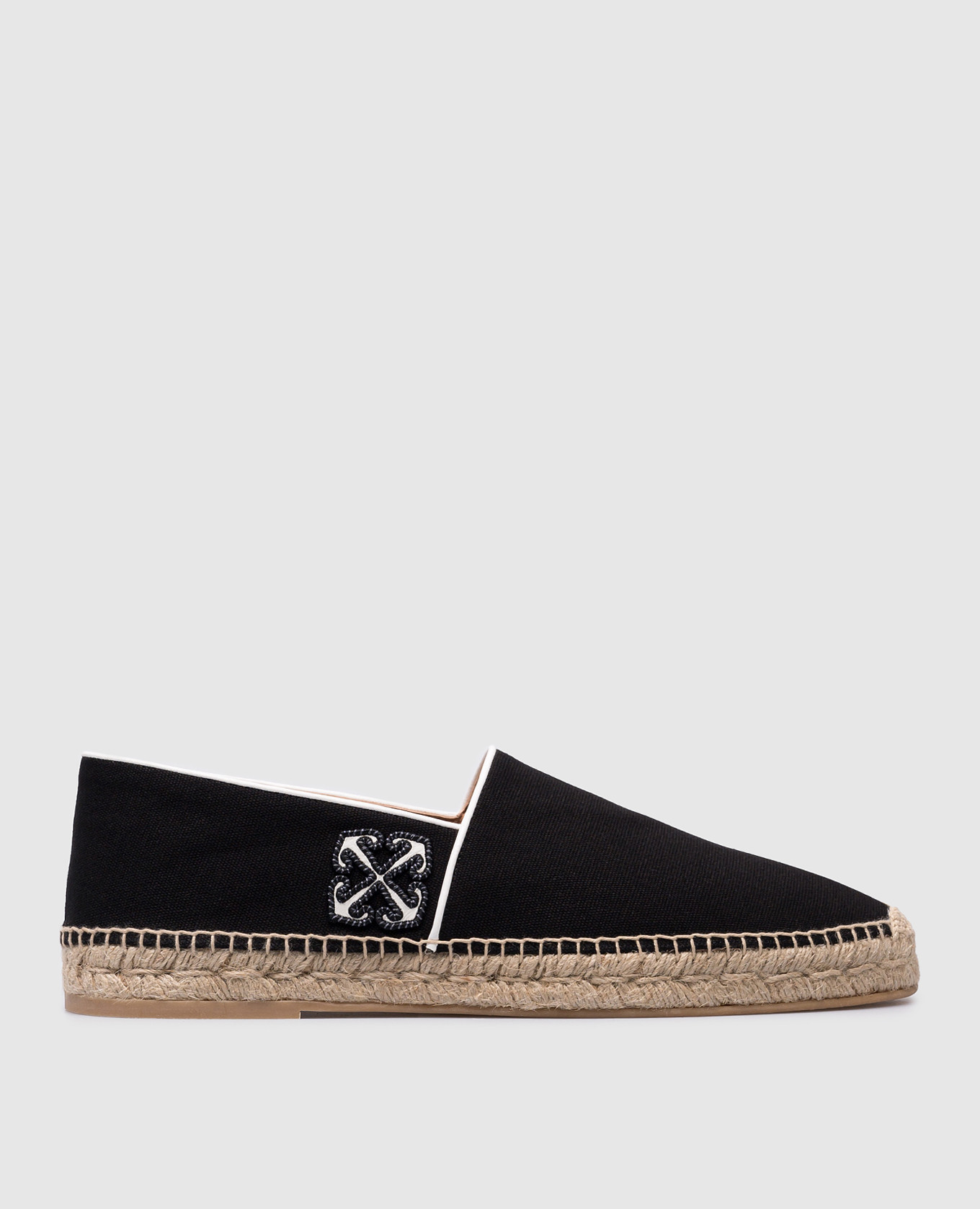 Black Anglette espadrilles with Arrow patch