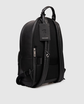 Trussardi Черный кожаный рюкзак Office Heritage Redefined Z586E005963NMBZ01L33