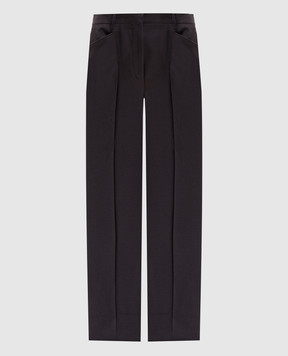 Tom Ford Коричневые брюки из шерсти и шелка PAW622FAX1216