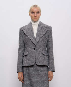 Ermanno Scervino Жакет з вовною у візерунок D476I714WGO