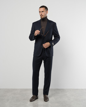 Canali Синій піджак з вовни AR0347221288