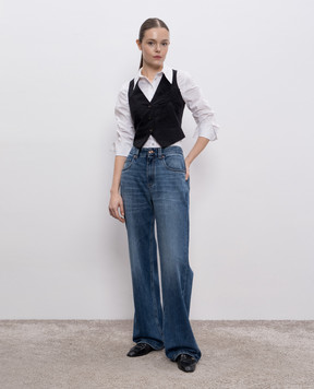 Brunello Cucinelli Чорний жилет з аплікацією M0F79HJ506