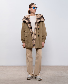 Max Mara Weekend Парка кольору хакі SUSA