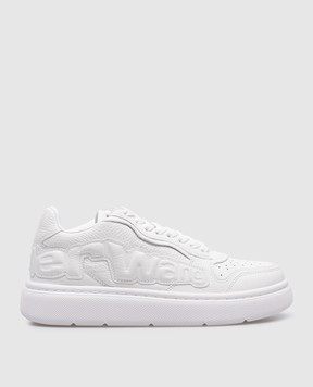 Alexander Wang Белые кожаные кроссовки Puff 30124N031
