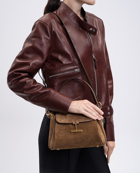 Tom Ford Коричнева замшева сумка TFL1870LCL068G