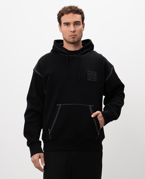 Givenchy Черные худи с аппликацией 4G BMJ0LA3YPQ