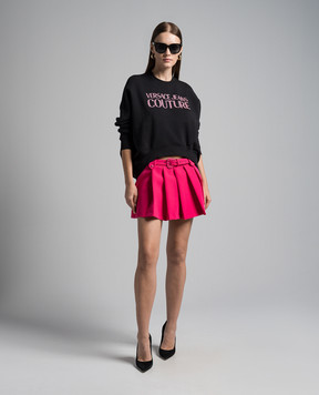 Versace Jeans Couture Черный свитшот с логотипом 76HAIG03CF01G