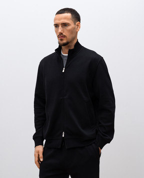 Brunello Cucinelli Черная спортивная куртка MM8319089G
