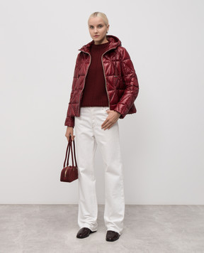 Herno Бордовый свитер из шерсти MG000201D70220