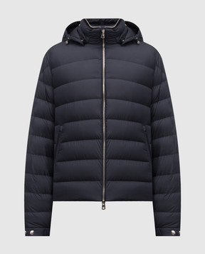 Moncler Синя пухова куртка Arneb з логотипом K20911A00129549SK