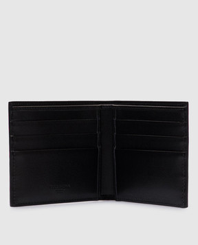 Dolce&Gabbana Чорне шкіряне портмоне з логотипом BP1321AV956