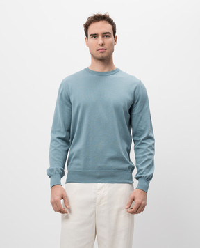 Canali Блакитний джемпер MK00145C0012