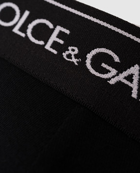 Dolce&Gabbana Набір чорних трусів-бріфів з логотипом M9C05JONN95