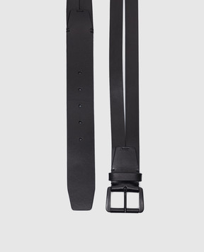 Ann Demeulemeester Черный кожаный ремень 2401UBE15LT128
