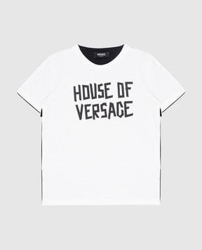 Versace Дитяча біла футболка House of Versace 10002391A12560