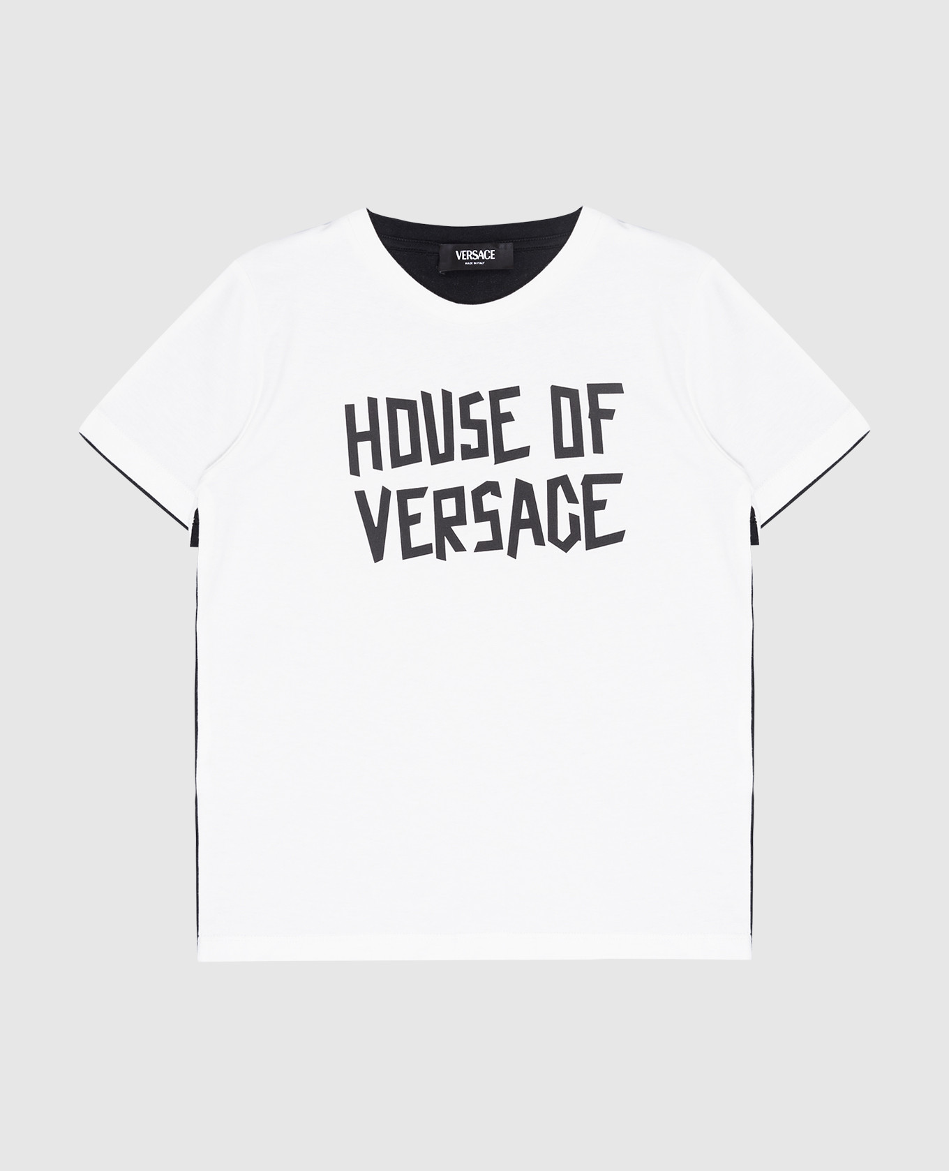 

Детская белая футболка House of Versace, Белый, Футболки