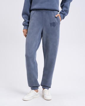 Alexander Wang Сині джогери з логотипом 4CC3244403