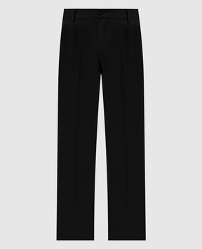 Dolce&Gabbana Черные брюки из шерсти GYZMHTFUBFY