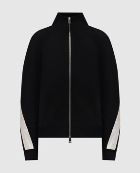 Givenchy Черная спортивная куртка с вышивкой логотипа BMJ0NY319T