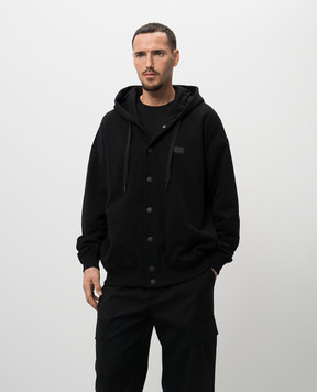 Dolce&Gabbana Черная спортивная куртка с логотипом G9BNKTG7O2K