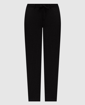 Canali Чорні штани з вовни AR03472V1659G