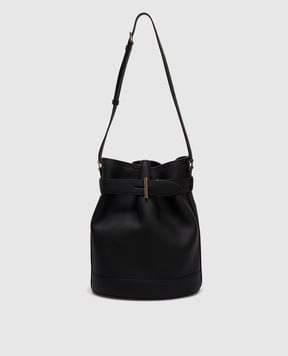 Tom Ford Чорна шкіряна сумка бакет-бег Tara L1842LCL095G