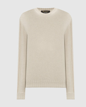 Loro Piana Бежевый свитер из кашемира FAO5746
