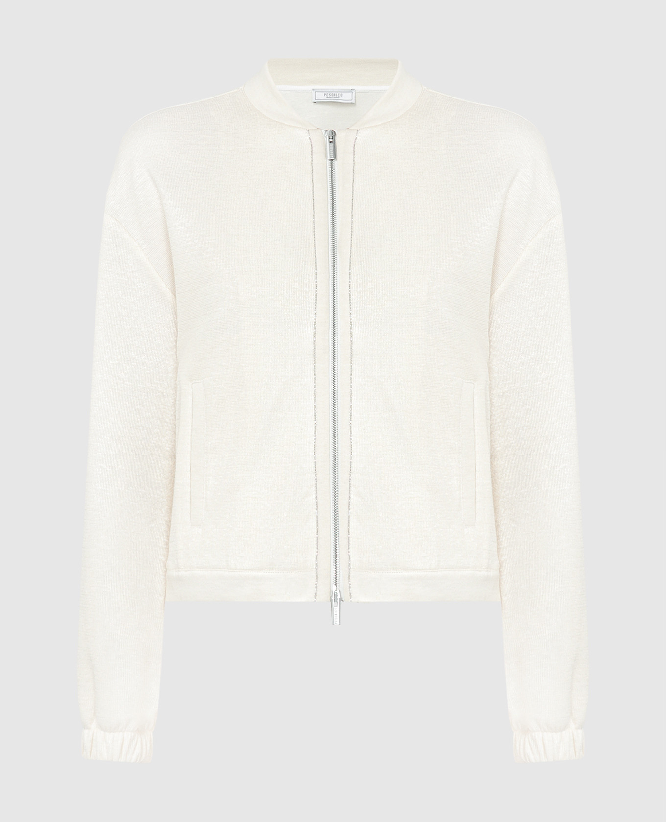 

Бежевый кардиган с леном с цепочкой мониль, Кардиганы