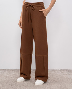 Max Mara Коричневые спортивные штаны PANFILO PANFILO