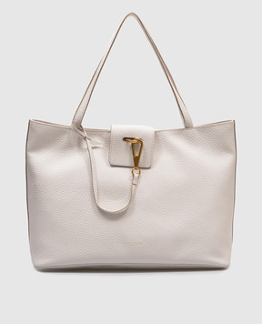 Gianni Chiarini Белая кожаная сумка-тоут MARISOL BS11471TKL