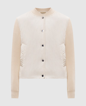Woolrich Бежевая куртка с нашивкой логотипа CFWWOU2051FRUT5004