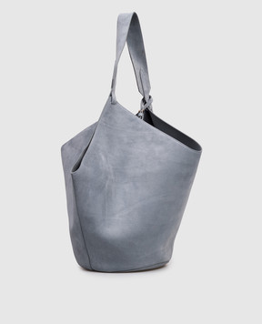 Khaite Блакитна замшева сумка Lotus HAITEBAG