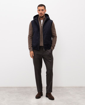 Cashmere&Whiskey Синій жлет з вовни 6400954300