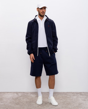 Brunello Cucinelli Белое поло с эмблемой MW8641330F