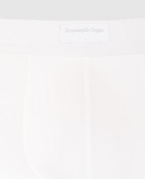 Ermenegildo Zegna Білі труси-боксери з логотипом N2LC60020