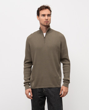 Sease Джемпер кольору хакі з вовни KP042XG065