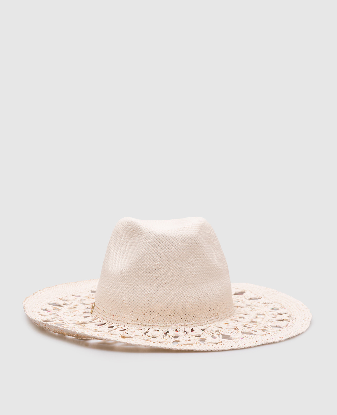 

Бежевая шляпа с логотипом, Бежевый, Шляпы