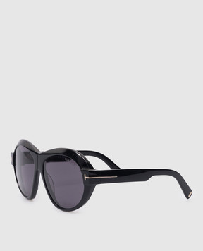 Tom Ford Чорні сонцезахисні окуляри INGER з логотипом FT1113