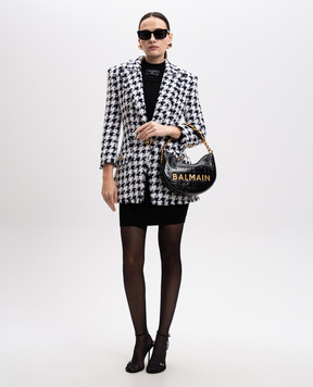 Balmain Твідовий жакет у візерунок EF1SE610XK69