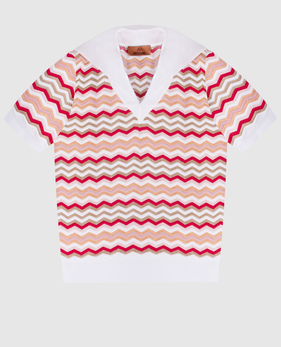 T-shirt in a geometric pattern