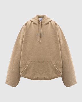 Vetements худи цвета хаки с логотипом UA66HD600T