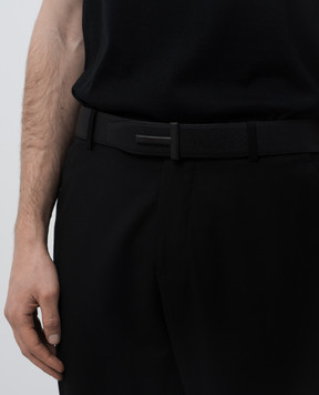 Tom Ford Чорний шкіряний ремінь T ICON TB178LCL236L
