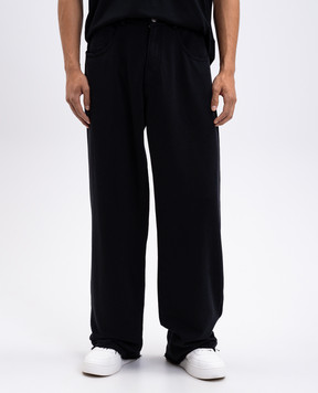 Maison Margiela MM6 Чорні штани SH0KA0056M25014