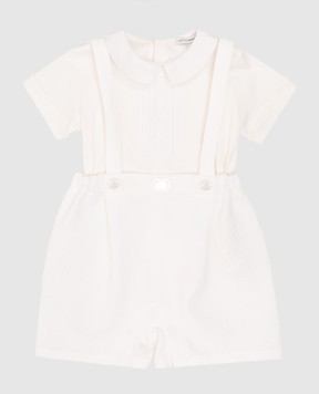 Dolce&Gabbana Детский комбинезон с логотипом. L11O90G7N3H