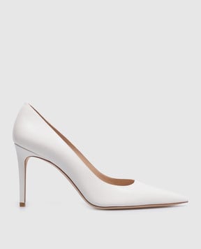Stuart Weitzman Білі шкіряні туфлі STUART POWER SK303