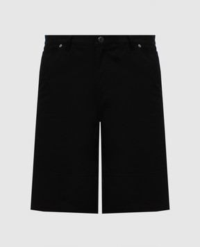 Moncler Черные шорты с логотипом K10912B00008M6724