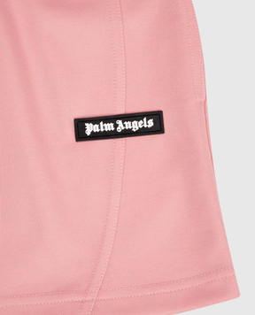 Palm Angels Дитяча рожева спідниця з логотипом PGCN002F25FAB001812