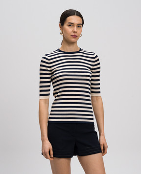 Twinset Синя футболка в смужку 251TP3470